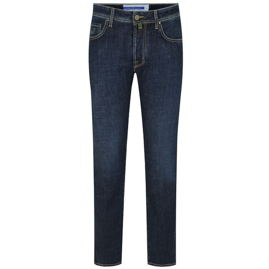 Jacob Cohen Blue Cotton Jeans &amp; Pant