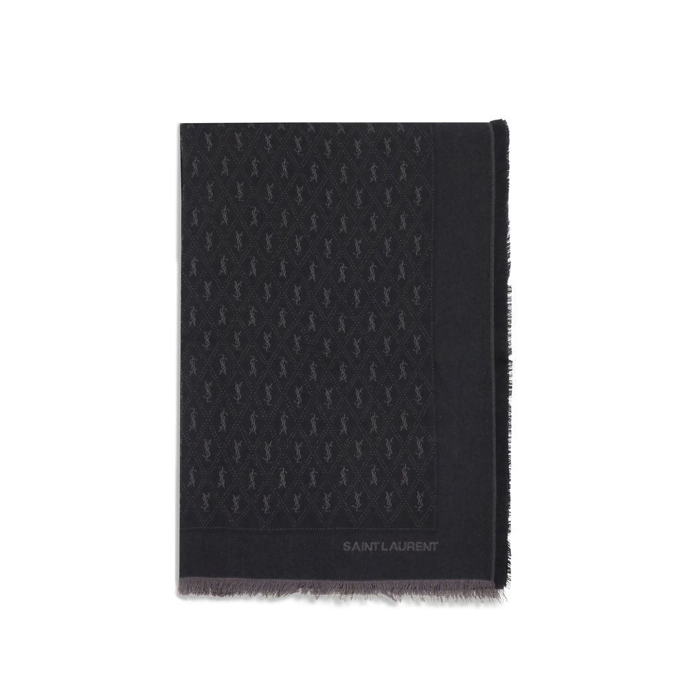 Saint Laurent YSL Monogram Scarf