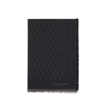 Saint Laurent YSL Monogram Scarf