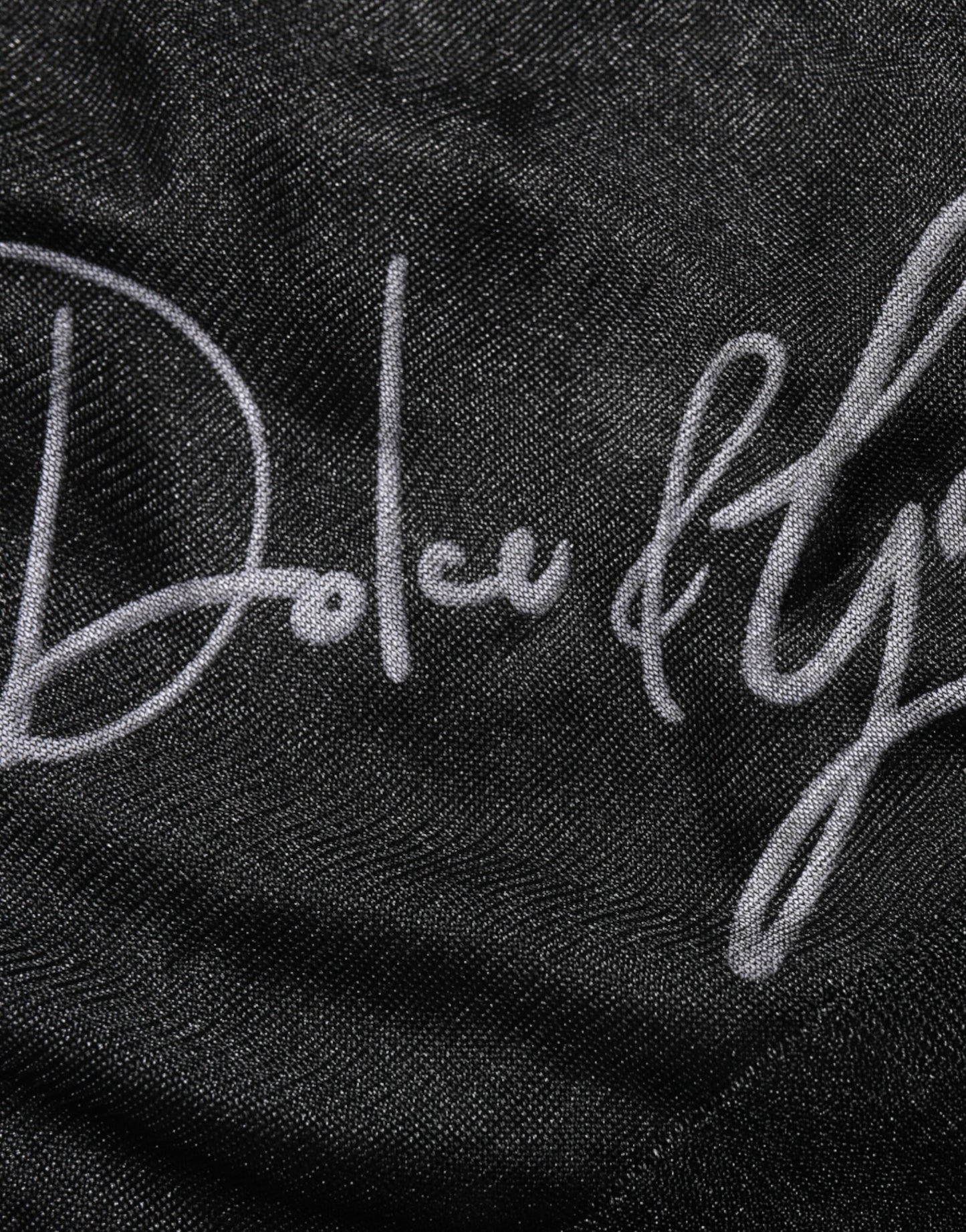 Dolce &amp; Gabbana Black Polyester Pullover Sweatshirt Sweater