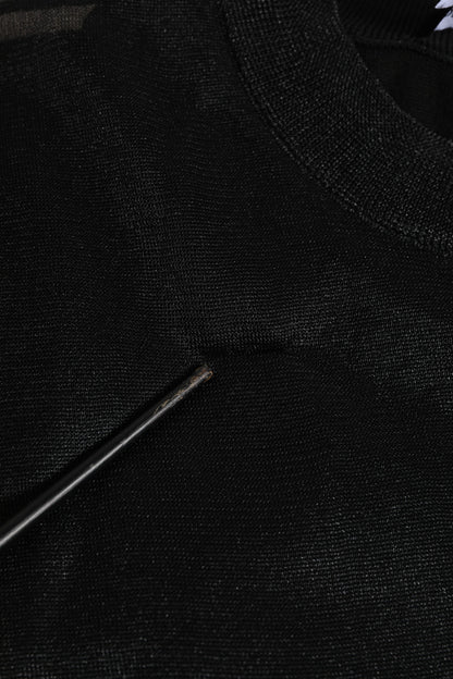 Dolce &amp; Gabbana Black Polyester Pullover Sweatshirt Sweater
