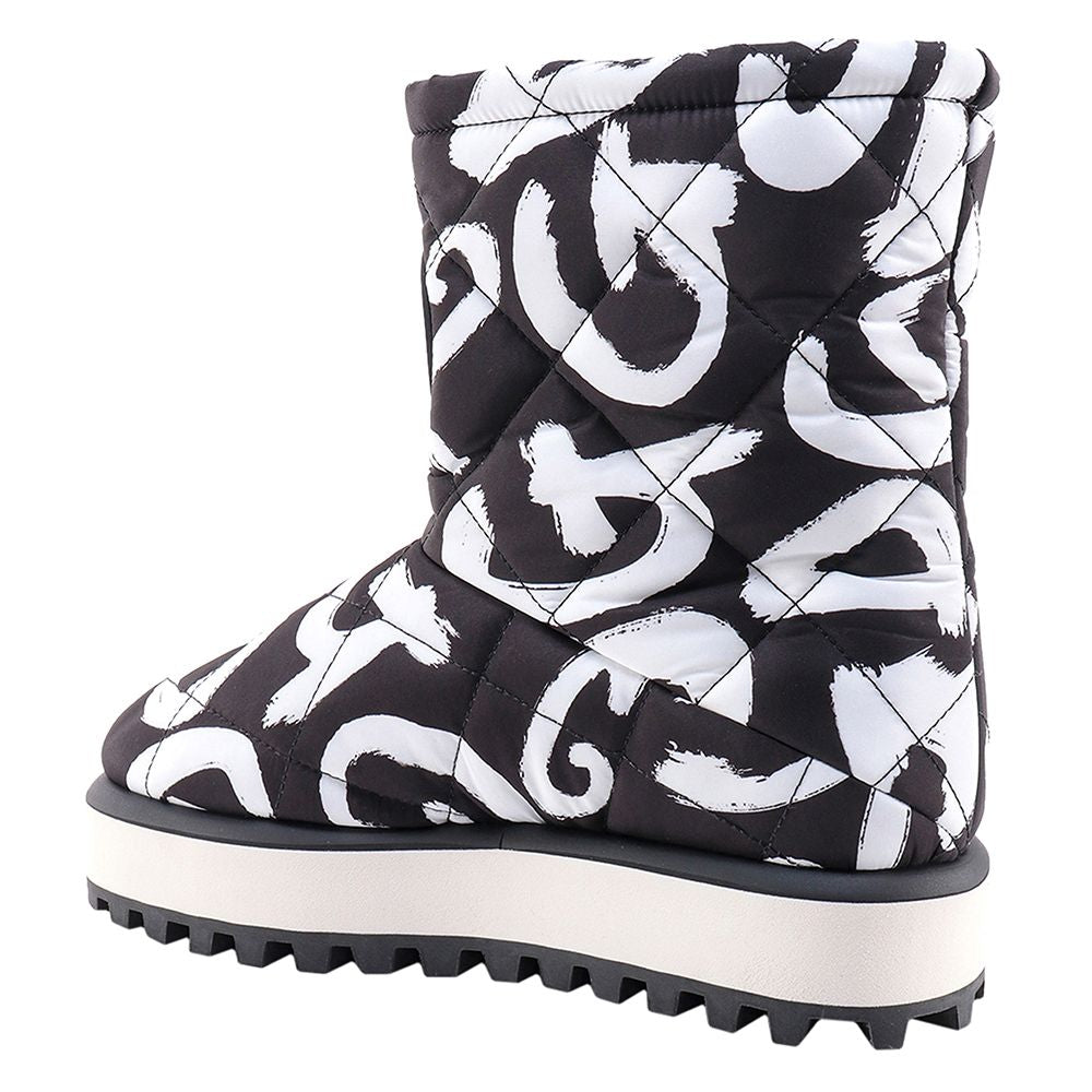 Dolce &amp; Gabbana Black Nylon Boot