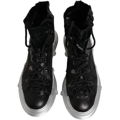 Dolce &amp; Gabbana Black Nylon Boot