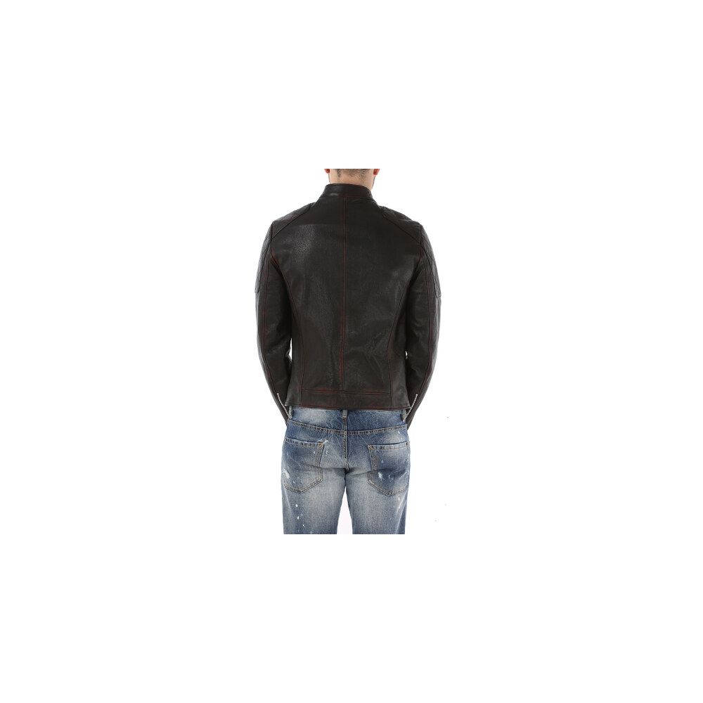 Dolce &amp; Gabbana Black Goatskin Jacket