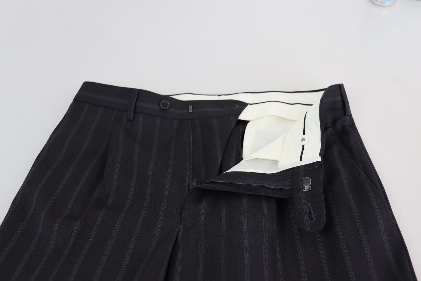 Dolce &amp; Gabbana Gray Wool Blend Formal Trousers Pants