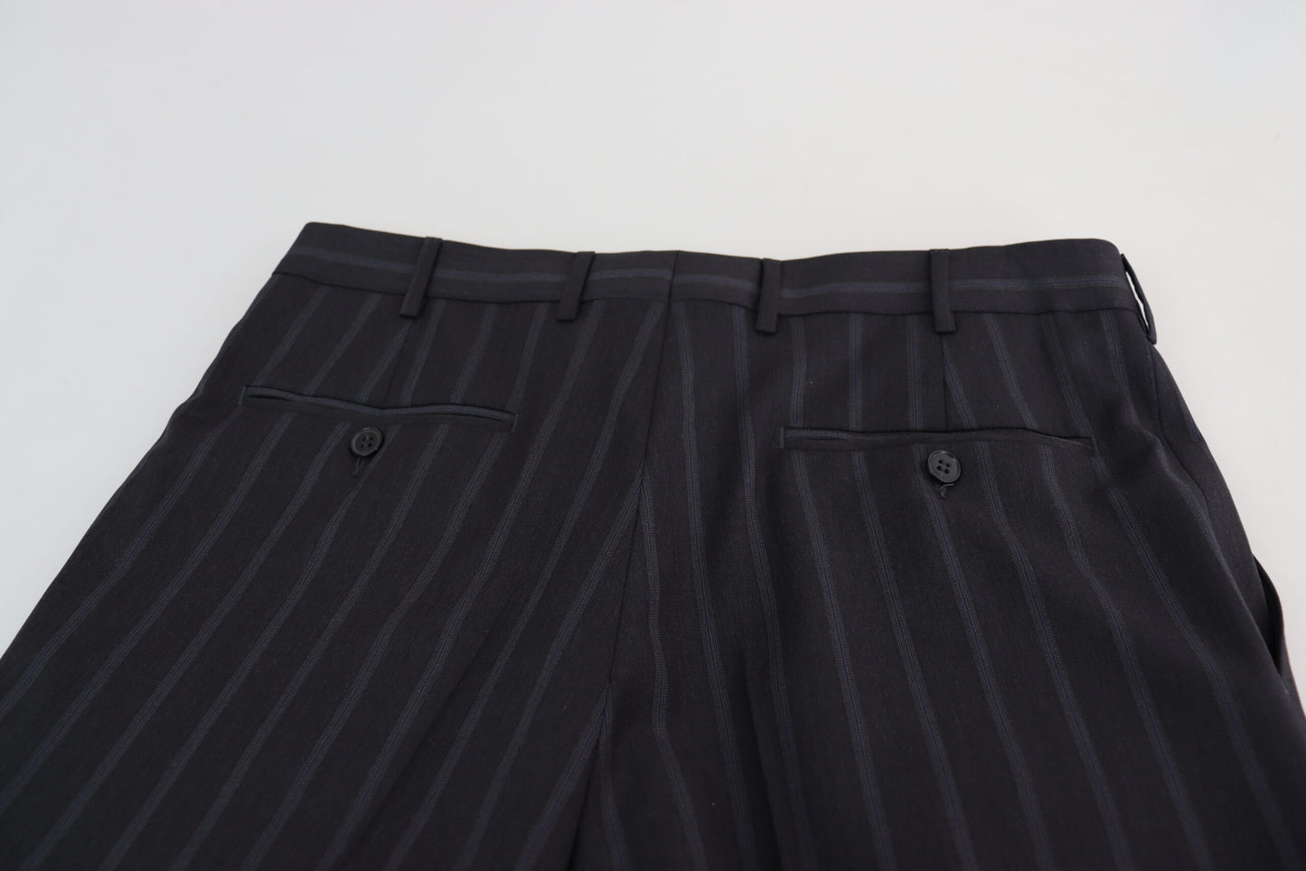 Dolce &amp; Gabbana Gray Wool Blend Formal Trousers Pants