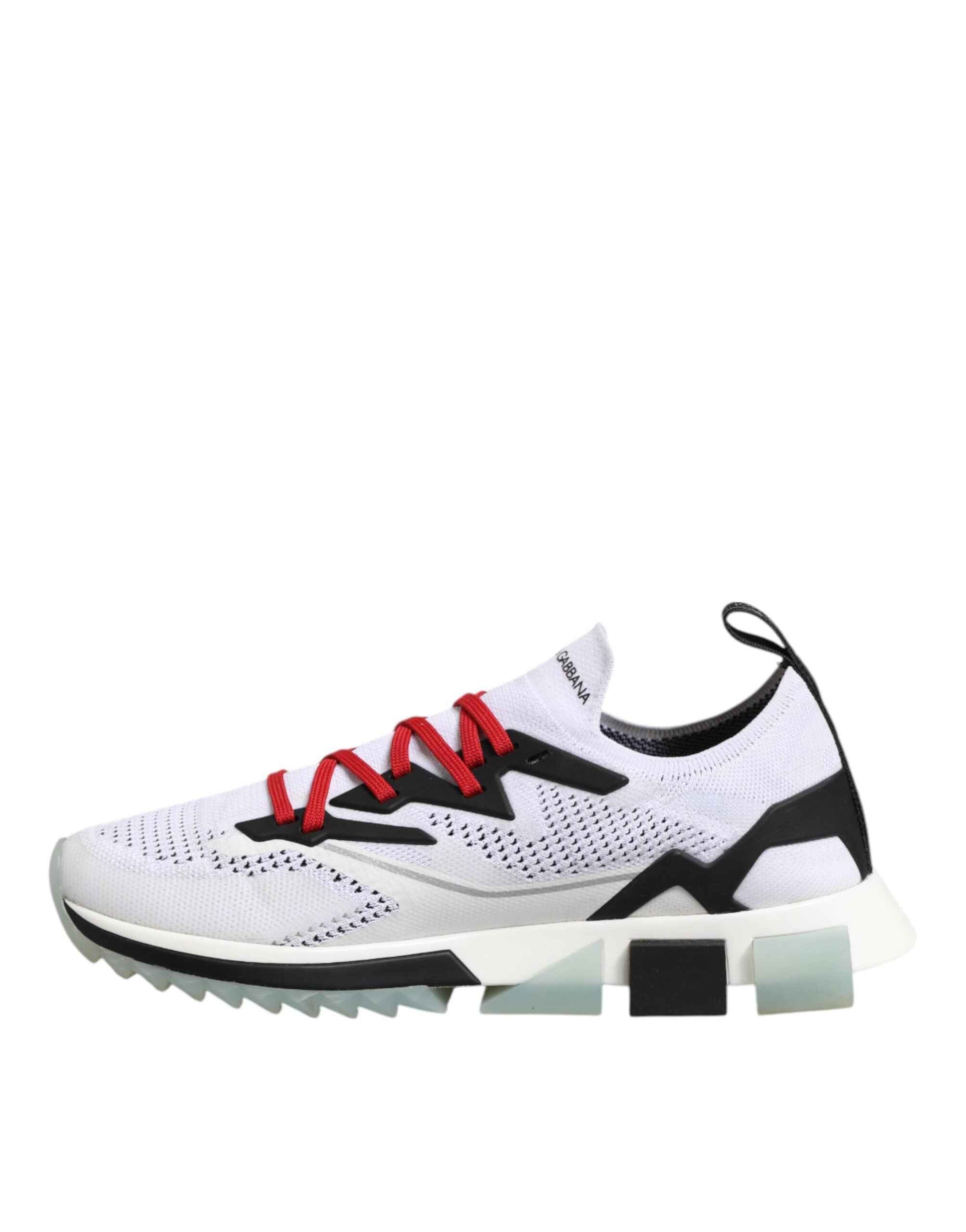 Dolce & Gabbana White SORRENTO Sport Stretch Sneakers Shoes by Dolce & Gabbana