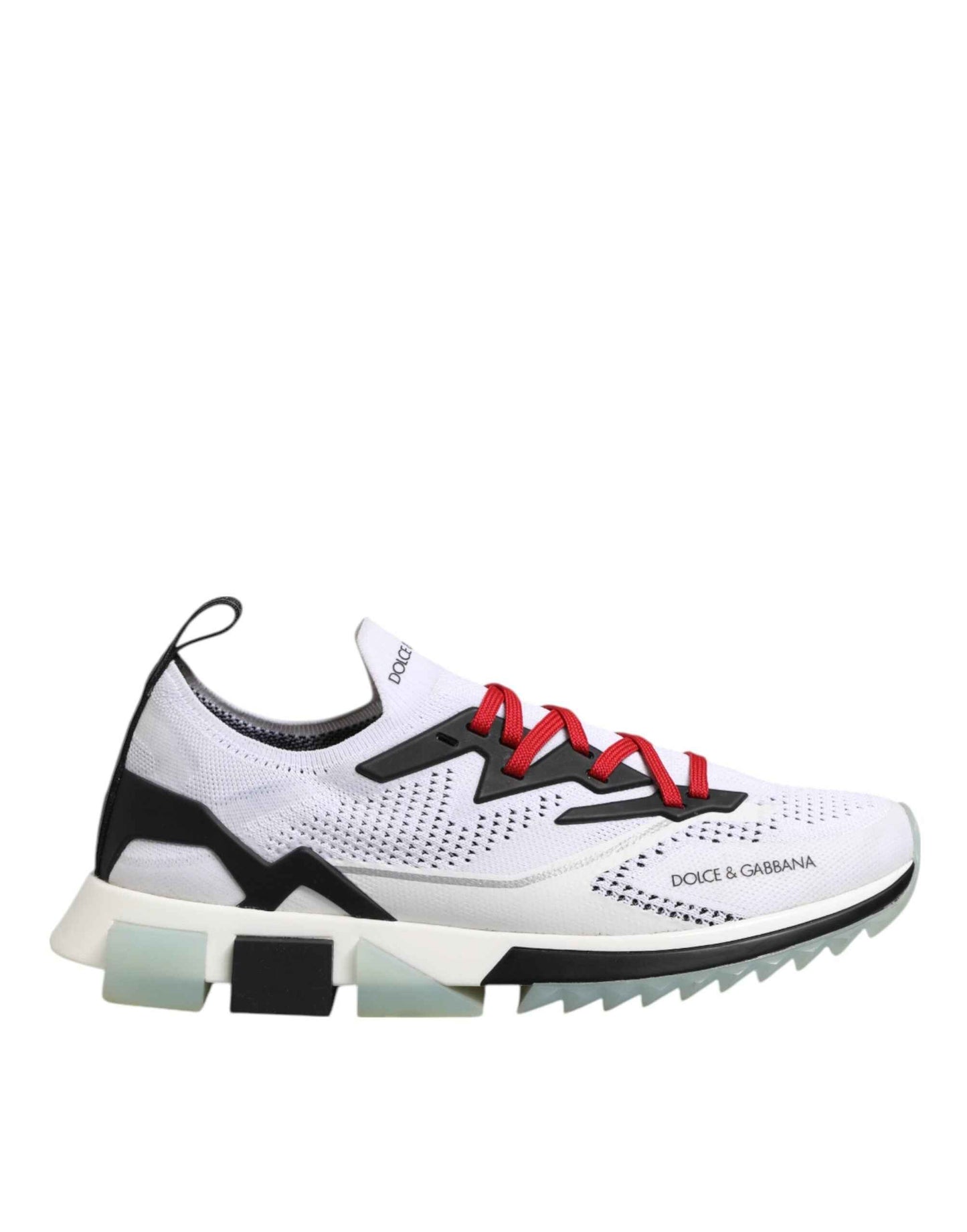 Dolce & Gabbana White SORRENTO Sport Stretch Sneakers Shoes by Dolce & Gabbana