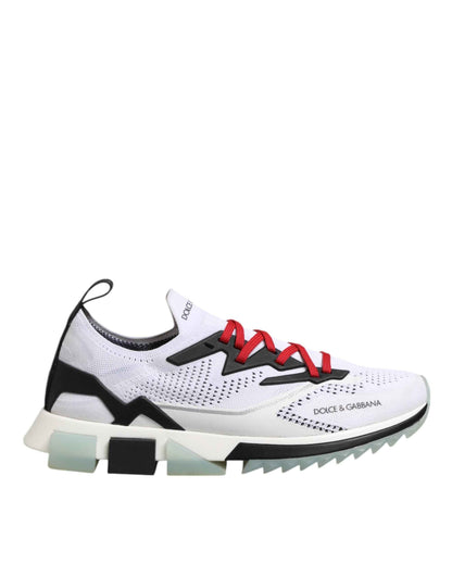 Dolce & Gabbana White SORRENTO Sport Stretch Sneakers Shoes by Dolce & Gabbana
