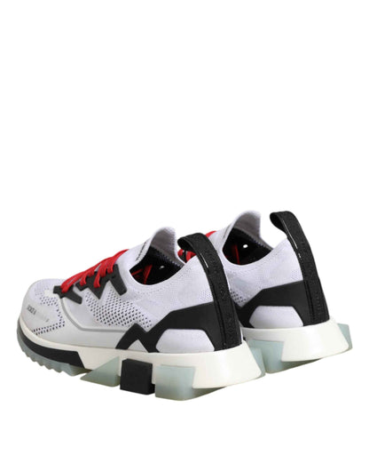 Dolce & Gabbana White SORRENTO Sport Stretch Sneakers Shoes by Dolce & Gabbana