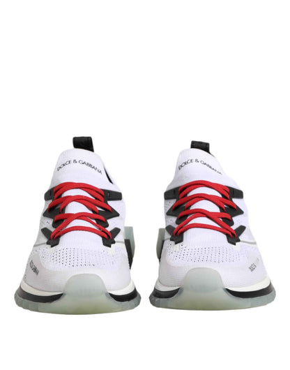 Dolce & Gabbana White SORRENTO Sport Stretch Sneakers Shoes by Dolce & Gabbana