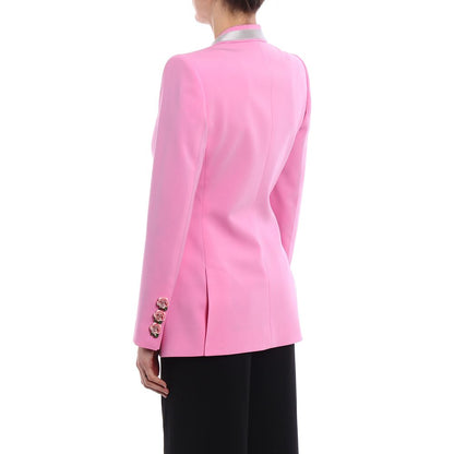 Dolce &amp; Gabbana Pink Wool Jackets &amp; Coat