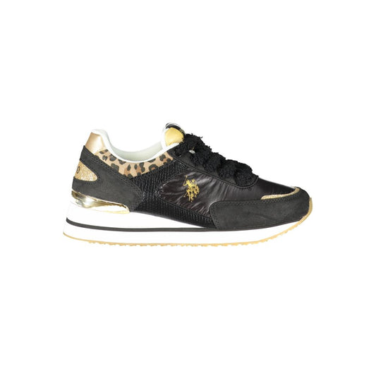 US POLO ASSN. Black Polyester Sneaker