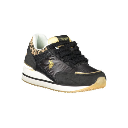 US POLO ASSN. Black Polyester Sneaker
