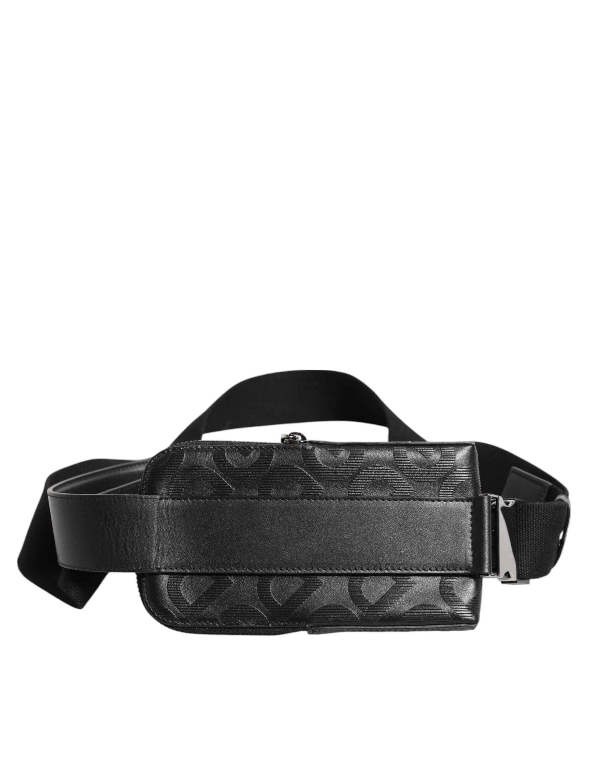 Dolce & Gabbana Gray DG Logo Mania Purse Phone Belt Waist Men Borse Bag