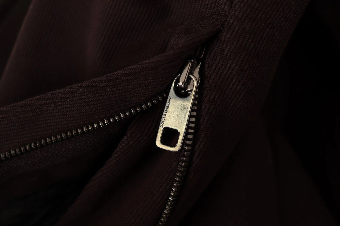 Dolce &amp; Gabbana Bordeaux Cotton Stretch Skinny Trouser