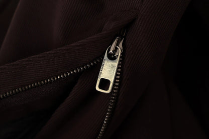 Dolce &amp; Gabbana Bordeaux Cotton Stretch Skinny Trouser