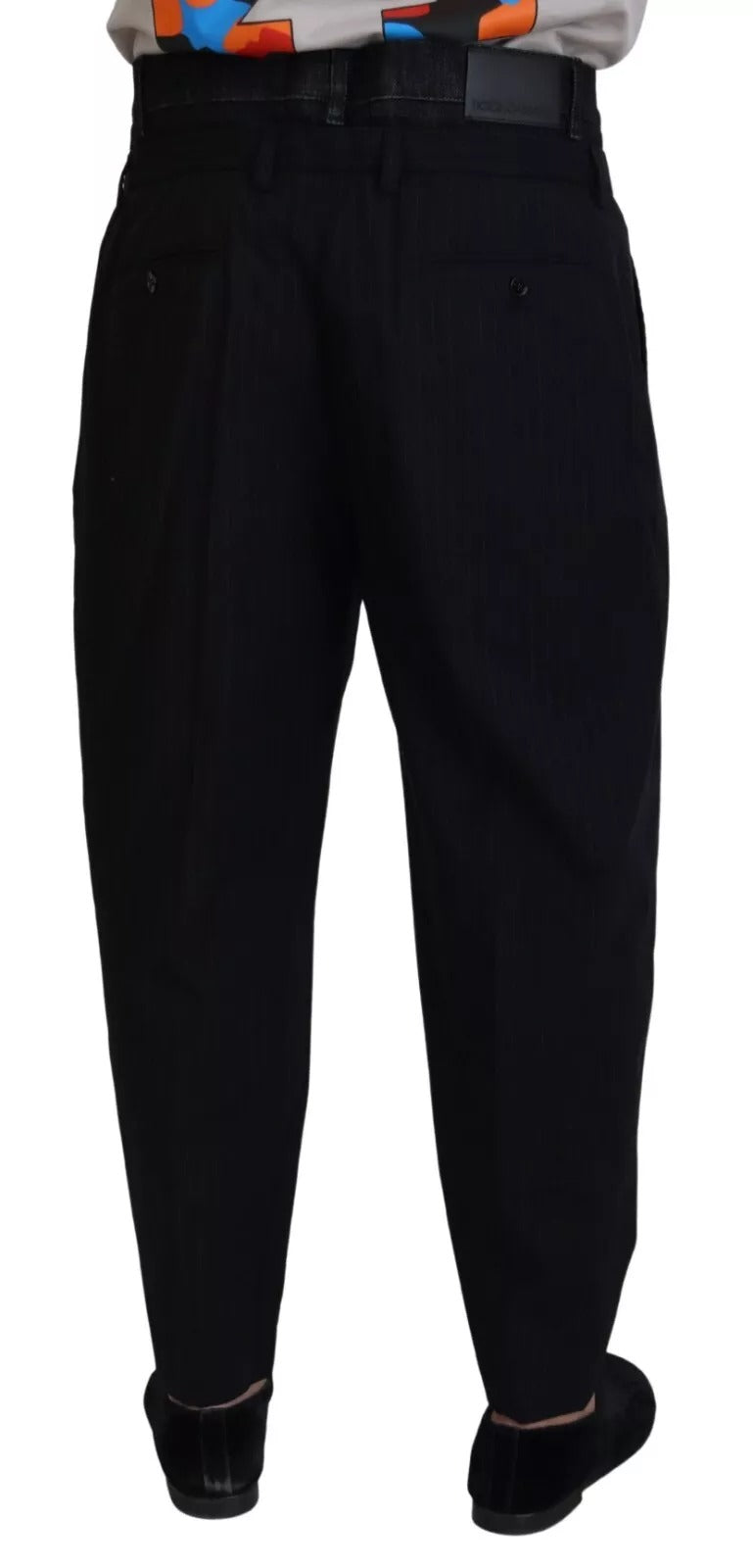 Dolce &amp; Gabbana Black CottonStretch Loose DenimTrouser Jeans