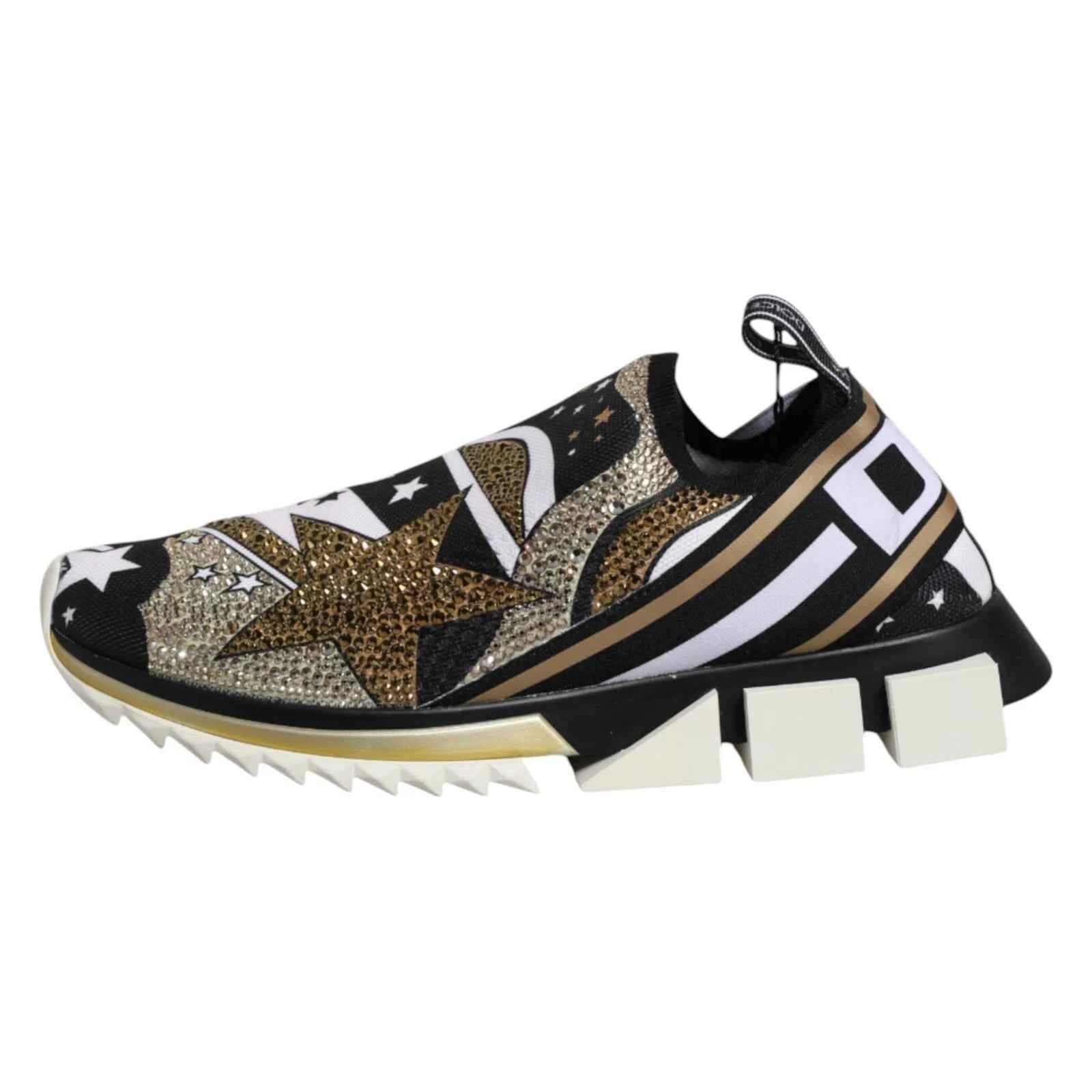 Dolce & Gabbana Multicolor Sorrento Low Top Sneakers Shoes by Dolce & Gabbana