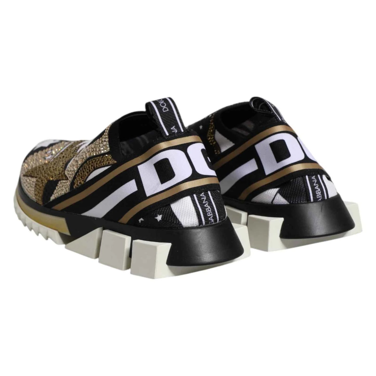 Dolce & Gabbana Multicolor Sorrento Low Top Sneakers Shoes by Dolce & Gabbana