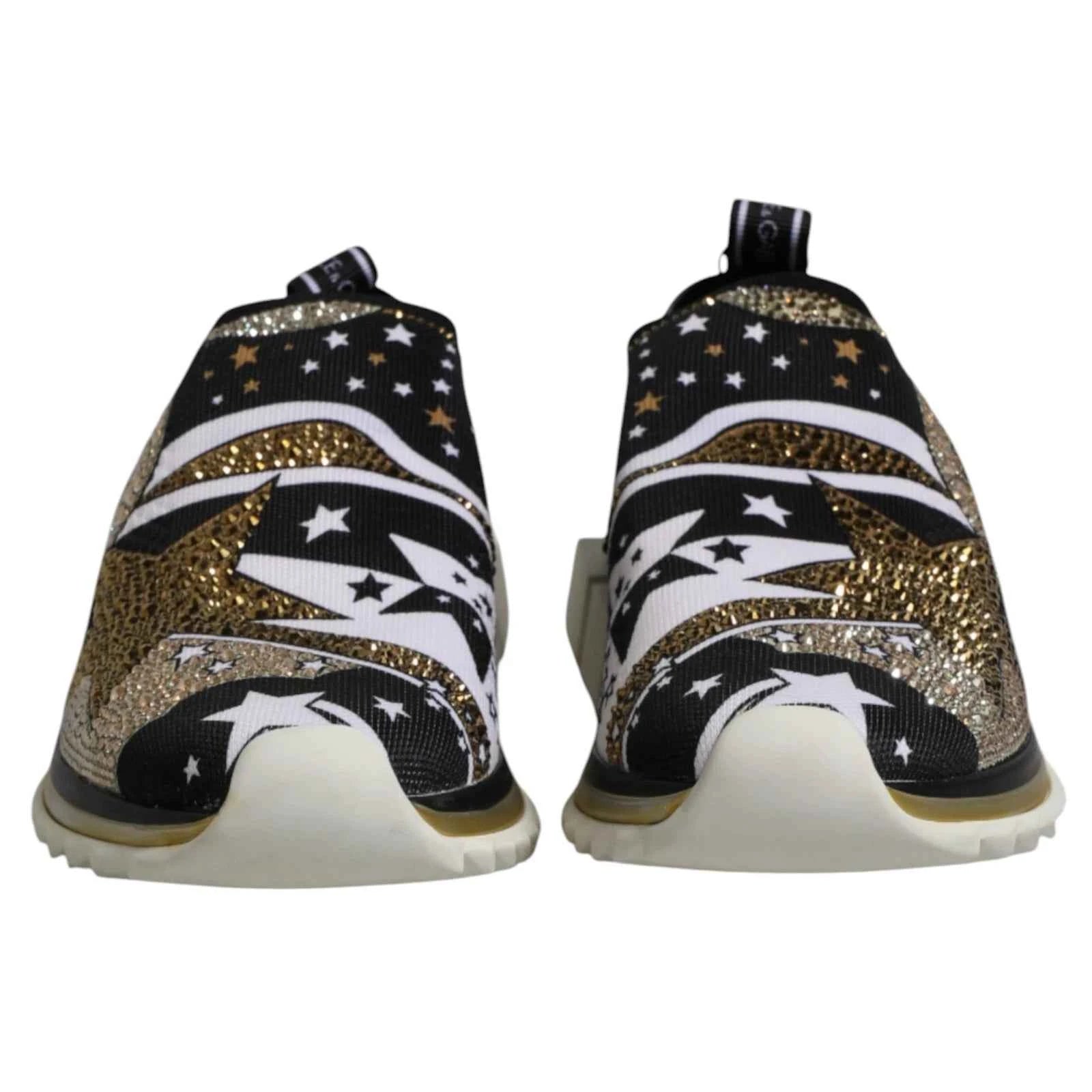 Dolce & Gabbana Multicolor Sorrento Low Top Sneakers Shoes by Dolce & Gabbana