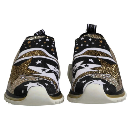 Dolce & Gabbana Multicolor Sorrento Low Top Sneakers Shoes by Dolce & Gabbana