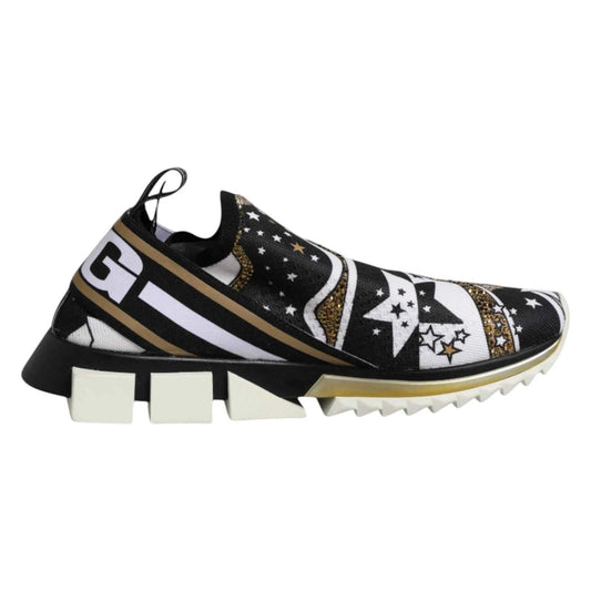 Dolce & Gabbana Multicolor Sorrento Low Top Sneakers Shoes by Dolce & Gabbana