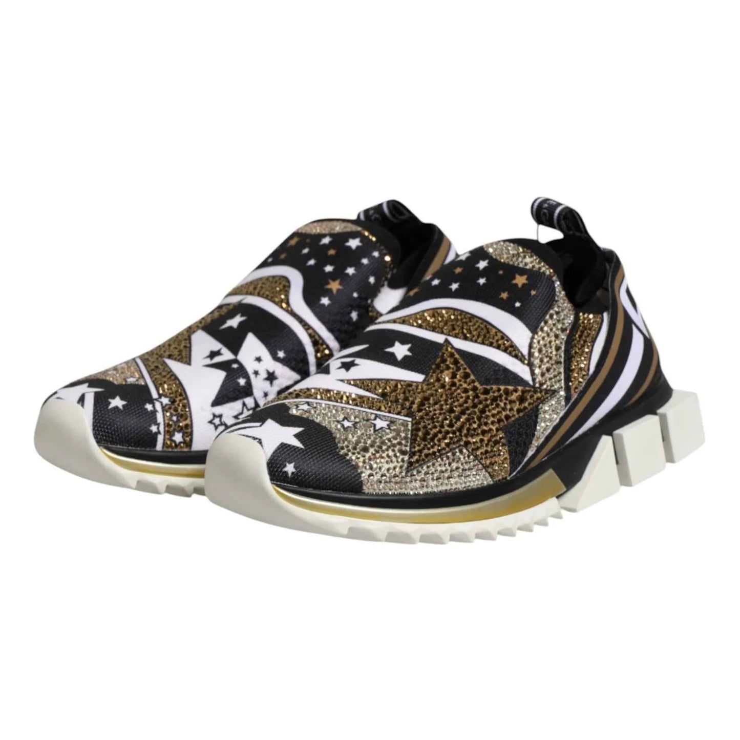 Dolce & Gabbana Multicolor Sorrento Low Top Sneakers Shoes by Dolce & Gabbana