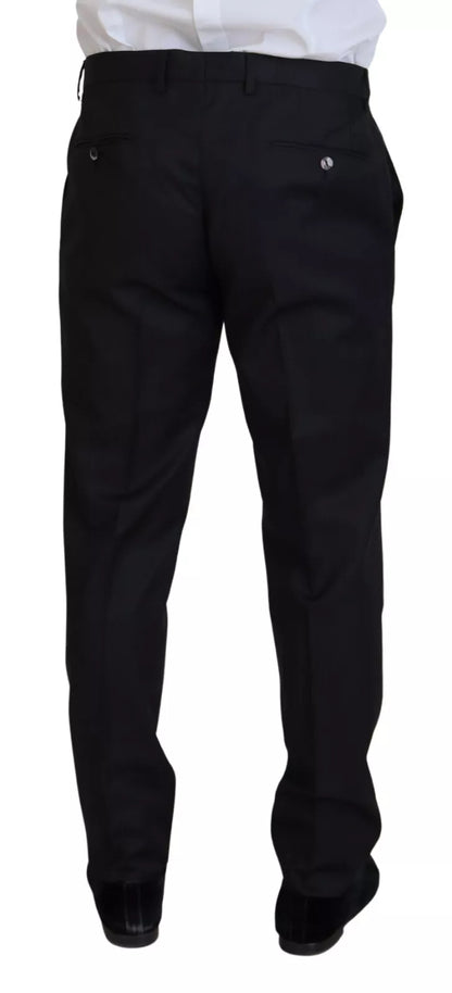 Dolce &amp; Gabbana Melange Gray Wool 2 Piece MARTINI Suit