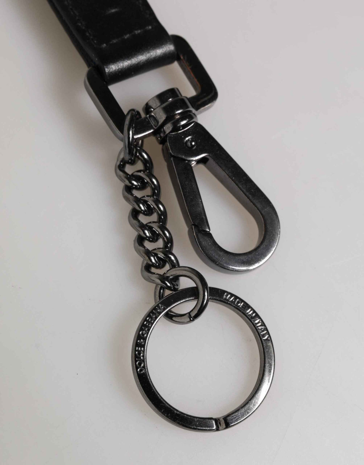 Dolce & Gabbana Blue Nylon Logo DG Crown Men's Holder Keychain Keyring by Dolce & Gabbana