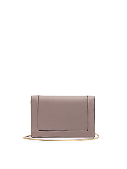 Giada Powder Pink Leather Clutch Bag - from Giada
