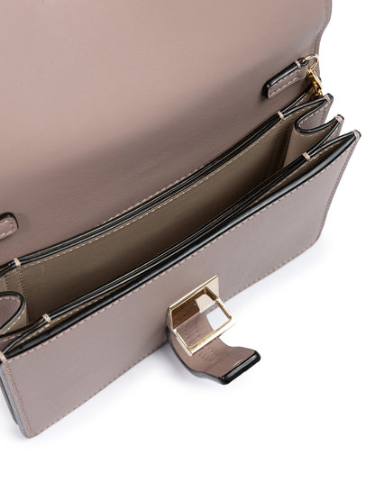 Giada Powder Pink Leather Clutch Bag - from Giada