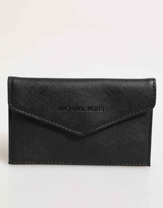 Michael Kors Black Saffiano Leather Envelope Holder Men's Accessory Wallet by Michael Kors