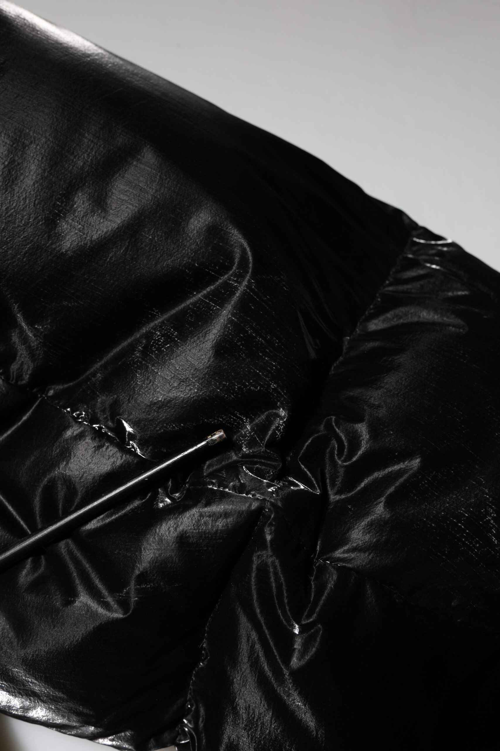 Dolce & Gabbana Black Logo Full Zip Hooded Quilted Jacket by Dolce & Gabbana