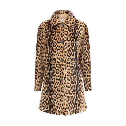 PAROSH Leopard-print Coat