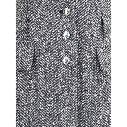 Alessandra Rich Tweed long Coat