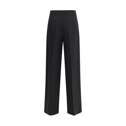 Giorgio Armani Silk crepe cady one-dart pants