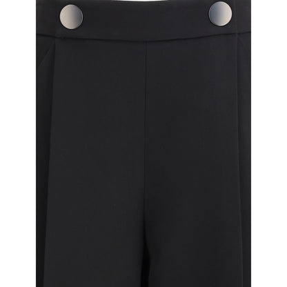 Giorgio Armani Silk crepe cady one-dart pants