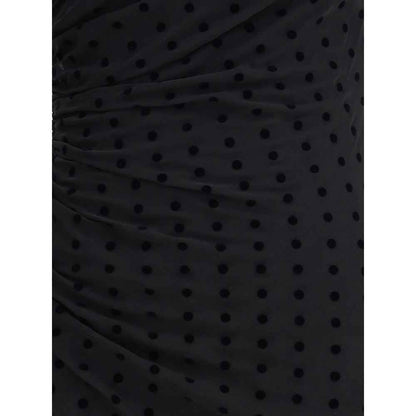 Alessandra Rich Polka-dot one-shoulder Dress