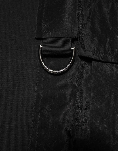 Dolce & Gabbana Black Cotton Embroidered DG Logo Pocket T-shirt by Dolce & Gabbana
