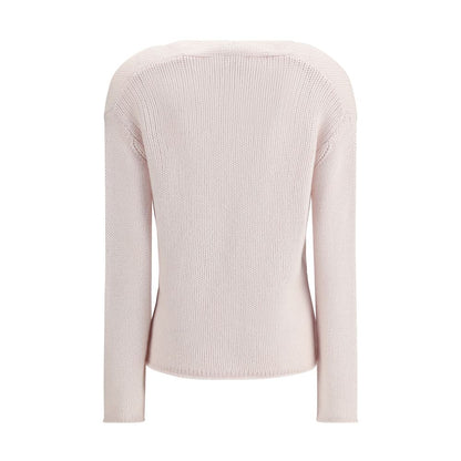 Forte_Forte Cashmere and wool V-neck Sweater - from Forte_Forte