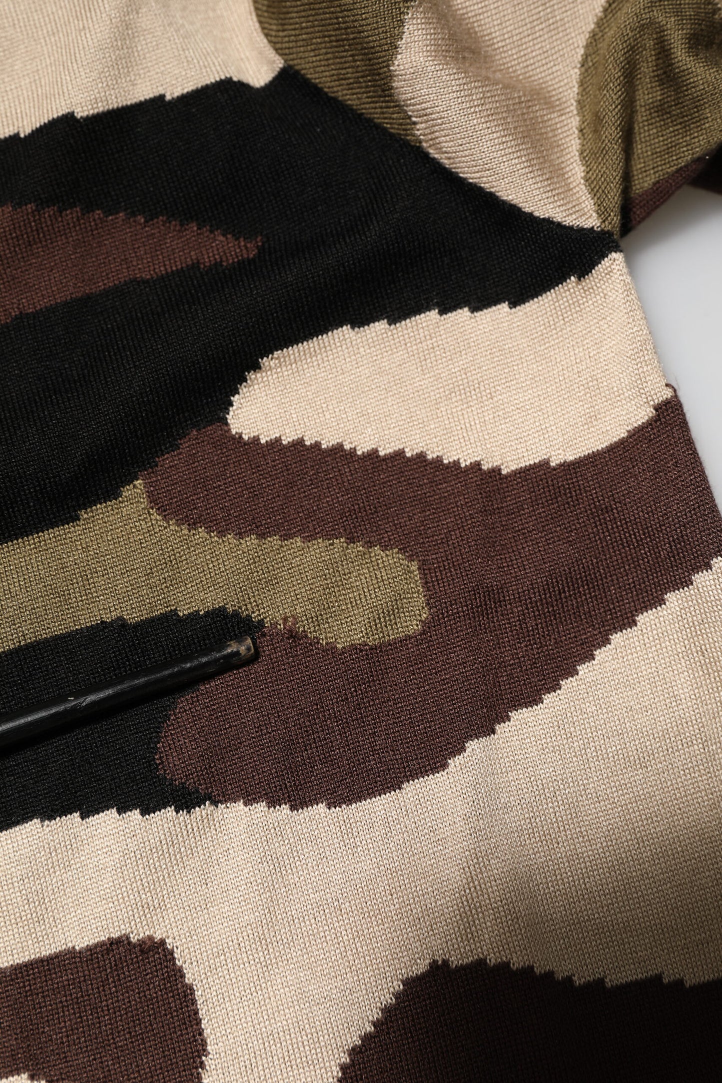 Dolce & Gabbana Camouflage Brown Silk Military Polo T-shirt - from Dolce & Gabbana