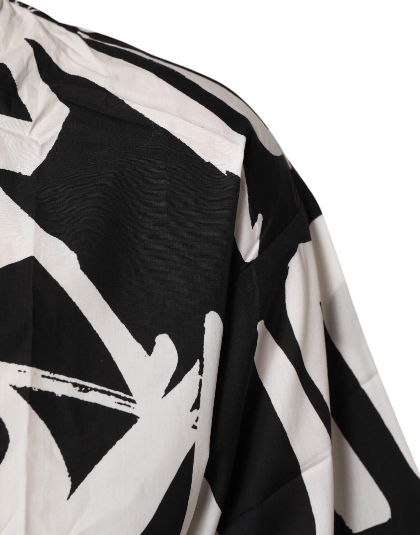 Dolce & Gabbana Black White Cotton Oversized Graffiti T-shirt - from Dolce & Gabbana