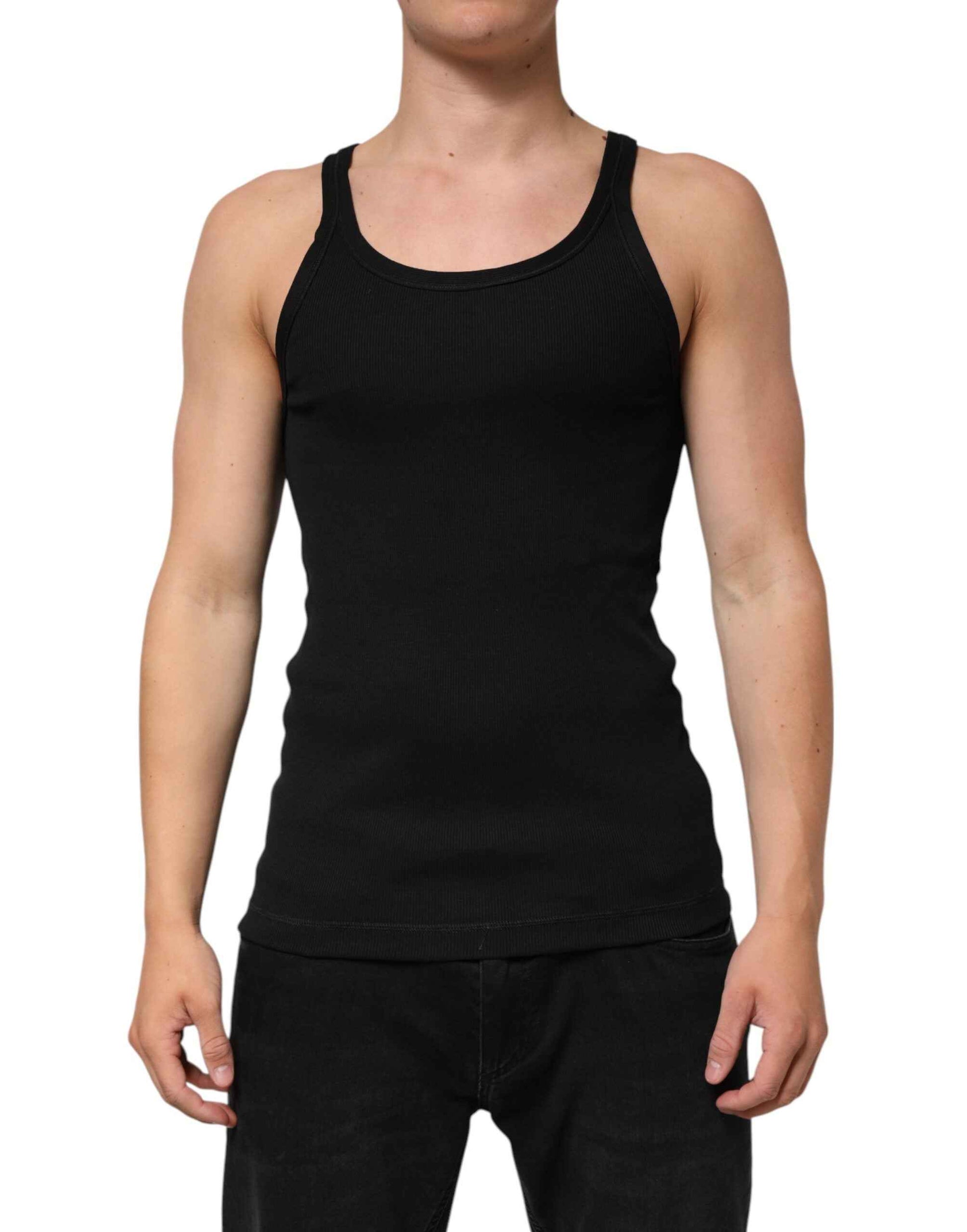 Dolce & Gabbana Black Tank Sleeveless Underwear Men T-shirt by Dolce & Gabbana