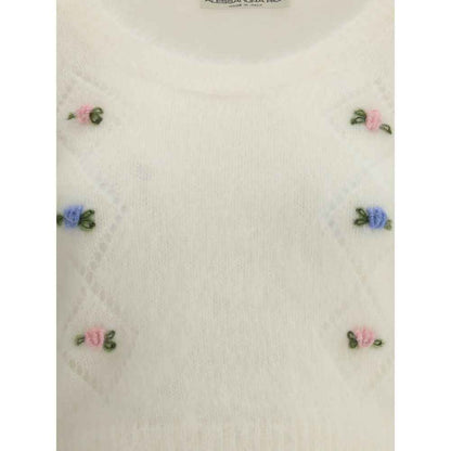 Alessandra Rich Short sleeve mohair Sweater