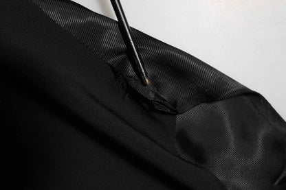 Dolce & Gabbana Black Wool Dress Formal Men Waistcoat Vest by Dolce & Gabbana