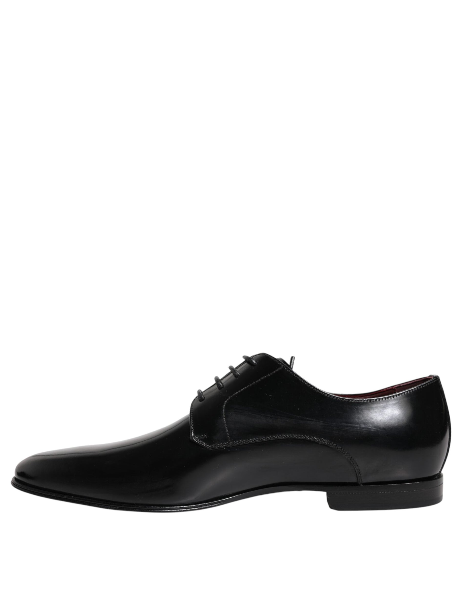 Dolce & Gabbana Men Dress Black Calfskin Leather Derby Shoes - from Dolce & Gabbana