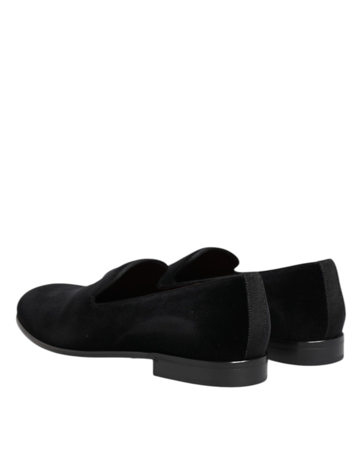 Dolce & Gabbana Black Velvet Slip On Men Loafers Formal Shoes - from Dolce & Gabbana