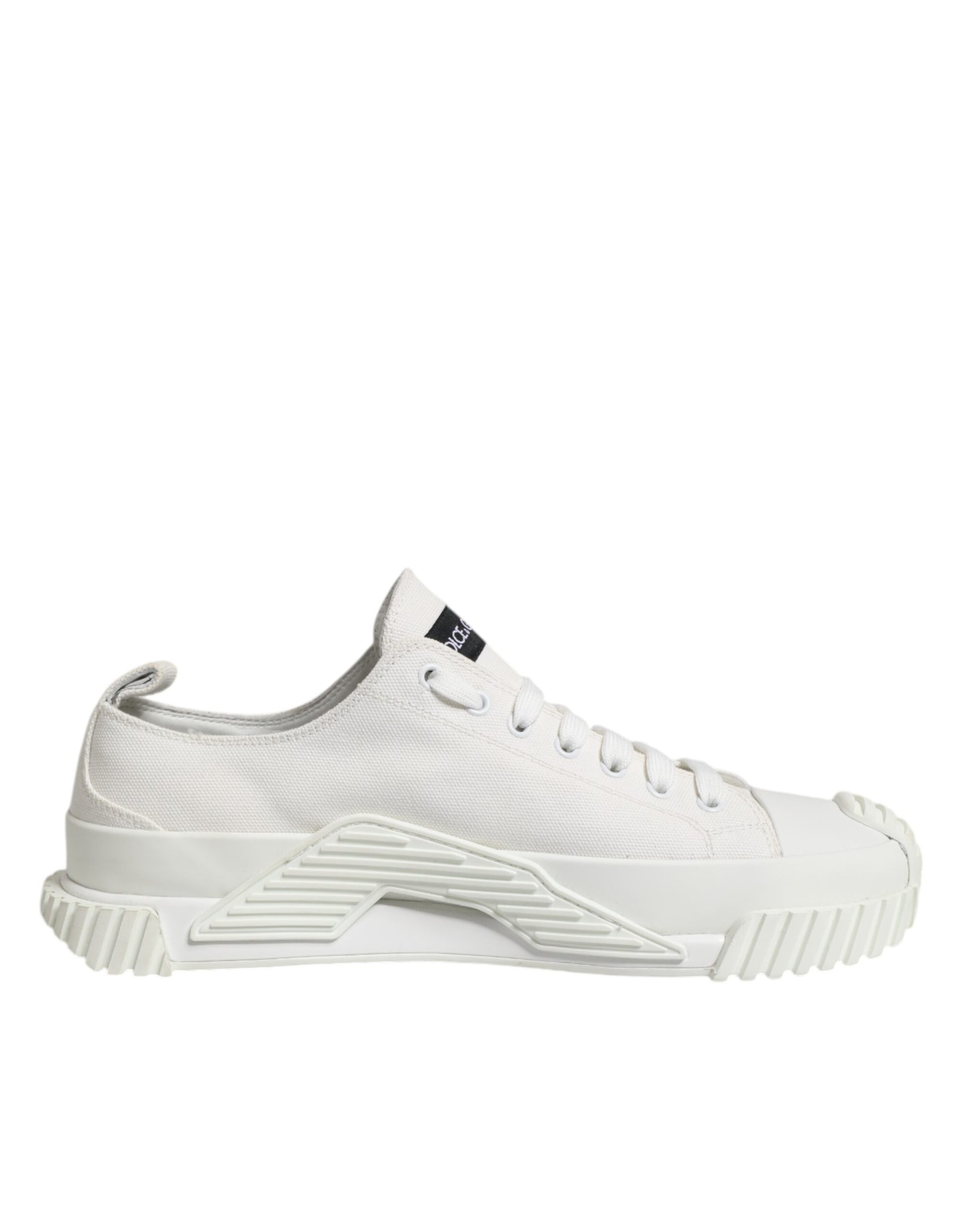 Dolce & Gabbana White Logo Graffiti Low Top Sneakers Shoes - from Dolce & Gabbana
