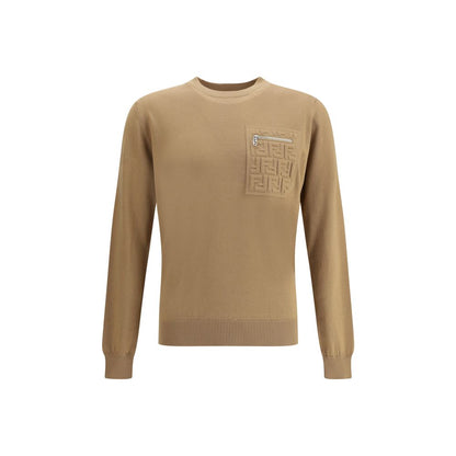Fendi Sweater white pocket